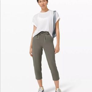 On the Fly pant woven - olive green